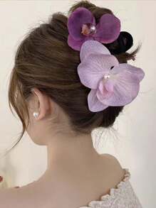 1 Stück Thai Stil Wald Thema Haarspange für Urlaubsfrisuren, Haarklammern mit Haarklammer Haaraccessoires Valentinstag Haarspangen Haarklammer Haarklammern Haarklammer, Klemmspange