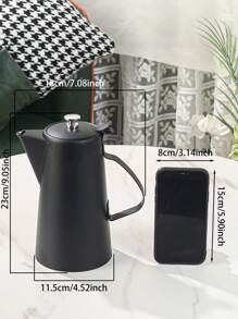 WGROOM 1 件/1 套加厚不锈钢茶壶/咖啡壶，适用于家庭厨房、客厅、餐厅。适用于茶、咖啡、牛奶、果汁。适用于户外、婚礼、派对、礼物、生日 - 金色 - 查看 15