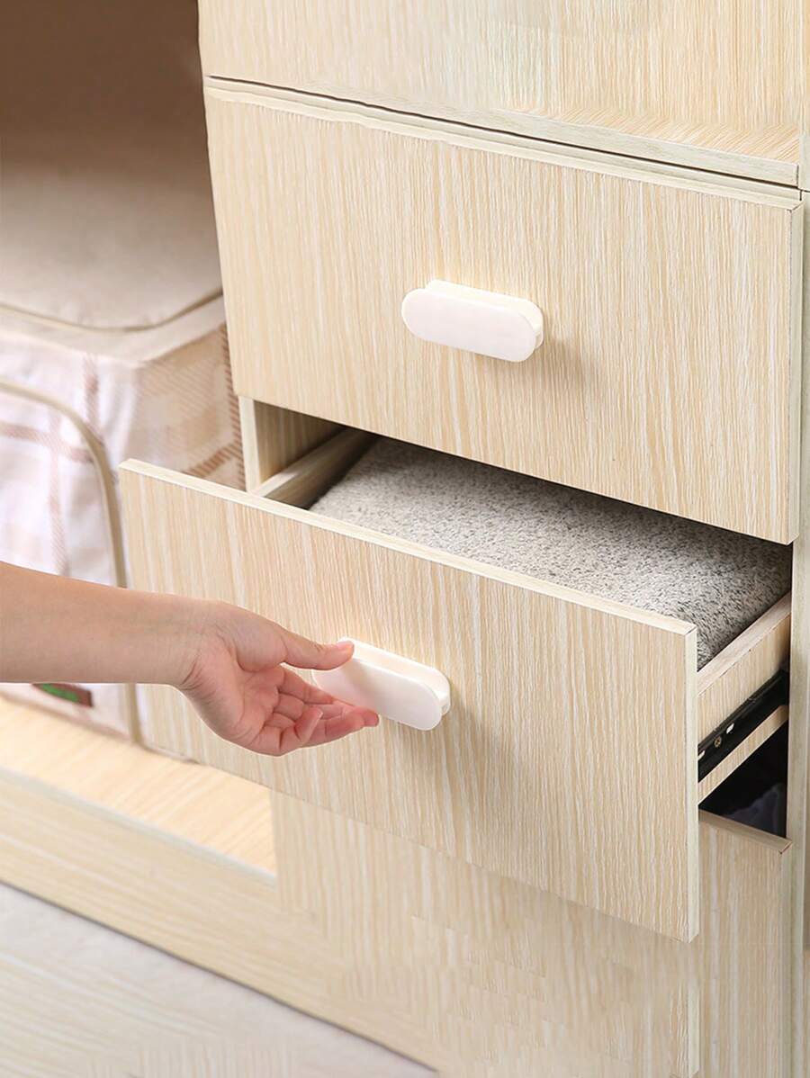 2 Chiếc Tay Nắm Cửa Nhựa Tự Dính, Tay Nắm Cửa Sổ, Tay Nắm Tủ, Tay Nắm Ngăn Kéo, Thích Hợp Cho Cửa Ra Vào, Cửa Sổ, Tủ, Nhà Vệ Sinh - Nhiều màu - Xem 1