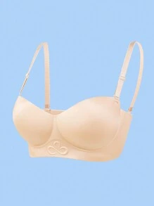 Soutien-gorge sans bretelles et sans dos pour femmes, rehaussant le décolleté et soutenant les petites poitrines, convient pour les robes de mariée