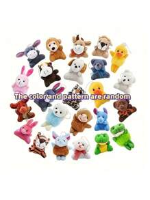 Adorable conjunto de 12/24 llaveros de peluche animal en miniatura - Juguetes coleccionables y suaves al tacto para cumpleaños, bodas, San Valentín, Pascua, fiestas de Navidad, rellenos de bolsas de regalo conmovedores (Estilo al azar)