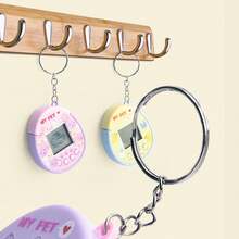 Retro Virtual Pet Keychain Game-Portable Entertainment-Multiple Pet Care Functions-Ideal Gift For Gamers And Nostalgia Lovers - Multicolor - View 5