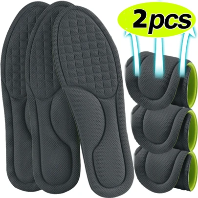 男女通用柔软记忆泡沫除臭鞋垫适用于鞋子运动吸汗柔软抗菌鞋配件
