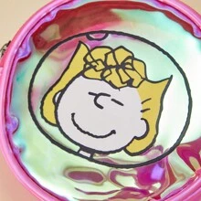 Miniso Snoopy The Little Space Explorer Collection Round Coin Purse(Pink) - Pink - View 5