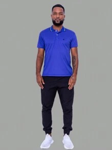 Men Polo Shirts - 寶藍色 - 查看 2