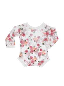 新生儿摄影道具服装婴儿三角连体衣带绒球装饰长尾帽和蕾丝，女童拍照服装婴儿洗礼复活节礼物适合男孩/女孩 - 彩色 - 查看 17