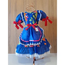 Teen Girls Dresses - Màu xanh lam - Xem 1