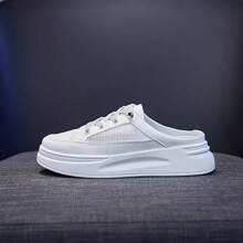 TENIS DE DAMA DESTALONADOS BLANCOS - Blanco - Ver 3