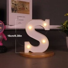 1 Peça Luz de Letra de LED, Cenário de Proposta Romântica Surpresa, Presente de Natal, Decoração Central, Adequado para Decoração de Aniversário/Casamento/Aniversário/Dia dos Namorados/Halloween/Natal/Ano Novo 2025, Presente de Aniversário e Feriado Perfeito para Família, Decoração de Quarto, Decoração de Festa, Branco (Baterias Não Incluídas)