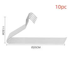 5pcs/10pcs Space Saving Simple White Metal Clothes Hangers - White - View 8
