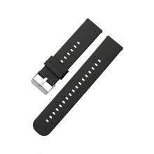 1pc Unisex Porous Silicone Pin Buckle Square-End Apple Watch Band, Compatible With 38/40/41/42/44/45/49mm Apple Watch Ultra/SE/8/7/6/5/4/3/2/1, Galaxy Watch 6/5/4, Huawei Watch - Square Tail Pin Buckle Silicone Belt - View 28