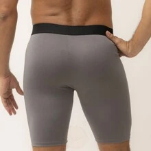 Men Thermal Underwear Bottoms - Grey - View 2