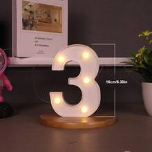 1 Peça Luz de Letra de LED, Cenário de Proposta Romântica Surpresa, Presente de Natal, Decoração Central, Adequado para Decoração de Aniversário/Casamento/Aniversário/Dia dos Namorados/Halloween/Natal/Ano Novo 2025, Presente de Aniversário e Feriado Perfeito para Família, Decoração de Quarto, Decoração de Festa, Branco (Baterias Não Incluídas)