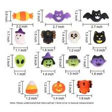 20 件派对麻糬挤压玩具可爱南瓜蝙蝠鬼挤压减压玩具派对礼物 - 多色-混合 - 查看 11