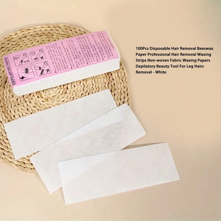 Disposable Hair Removal Wax Paper, Professional NonWoven Waxing Strip