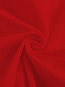 定制时尚情人节情侣照片印花宽松休闲圆领落肩卫衣（可定制各种情侣照片、礼物选项） - 紅色 - 查看 7