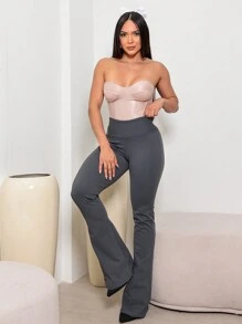 Women Sports Leggings - Grey - View 1