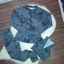 Women Sports Sets - 灰色 - 查看 2