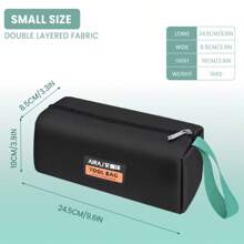 AIRAJ 多功能工具袋，1680D防水工具袋，便攜式手提工具收納袋 - 黑色 - 查看 11