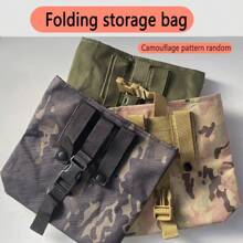 1pc Foldable Recycling Bag Multifunctional Waist Bag With Random Print For Outdoor Activities