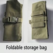 1pc Foldable Recycling Bag Multifunctional Waist Bag With Random Print For Outdoor Activities