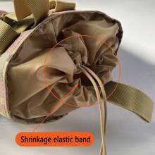 1pc Foldable Recycling Bag Multifunctional Waist Bag With Random Print For Outdoor Activities