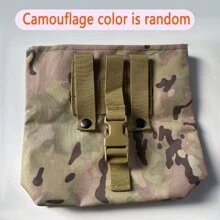 1pc Foldable Recycling Bag Multifunctional Waist Bag With Random Print For Outdoor Activities