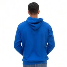 Moletom Canguru Flanelado Masculino Capuz Cordao Ajustavel e Bolso Blusa de Frio Casaco Inverno