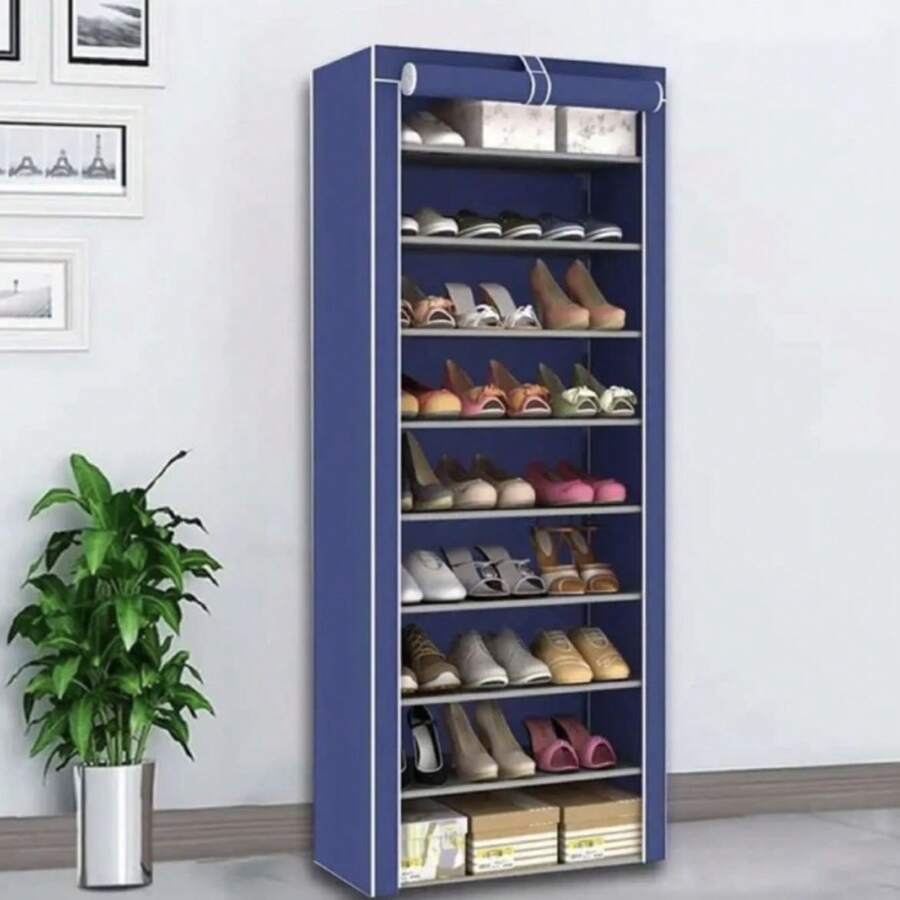 Shoe Racks - Navy Blue - View 1