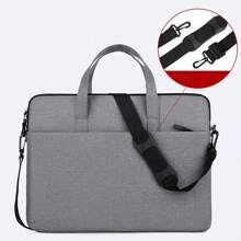 Customize Your Embroidered Text Laptop Shoulder Bag For 14-Inch Laptop Or Tablet, Fashionable, Durable, Waterproof Fabric, Lightweight, Suitable For Business, Casual Or School Use