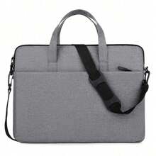 Customize Your Embroidered Text Laptop Shoulder Bag For 14-Inch Laptop Or Tablet, Fashionable, Durable, Waterproof Fabric, Lightweight, Suitable For Business, Casual Or School Use