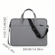 Customize Your Embroidered Text Laptop Shoulder Bag For 14-Inch Laptop Or Tablet, Fashionable, Durable, Waterproof Fabric, Lightweight, Suitable For Business, Casual Or School Use