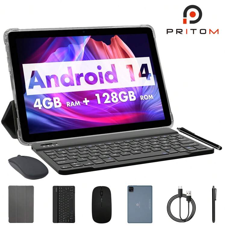 Android タブレット 10.1インチ 8コアCPU 専用レザーケース付 IPS