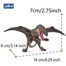 [Tem certificado infantil] Brinquedo modelo de dinossauro realista, estatueta de animal selvagem, brinquedo sensorial e presente de festa, adequado para decoração de quarto de crianças ou meninas e meninos