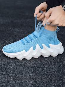 450 Men's Casual Slip-On Sneakers, Fashion Socks Shoes