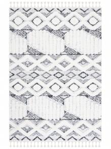 Safavieh Moroccan Tassel Shag 618 Indoor Power Loomed Easy Care Area Rug - Ivory - View 8