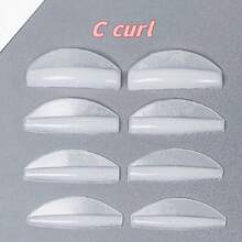 PERMANIA Self-Adhesive Eyelash Curling Silicone Pad, Lash Lift Pads, Super Soft And Reusable - White - View 3