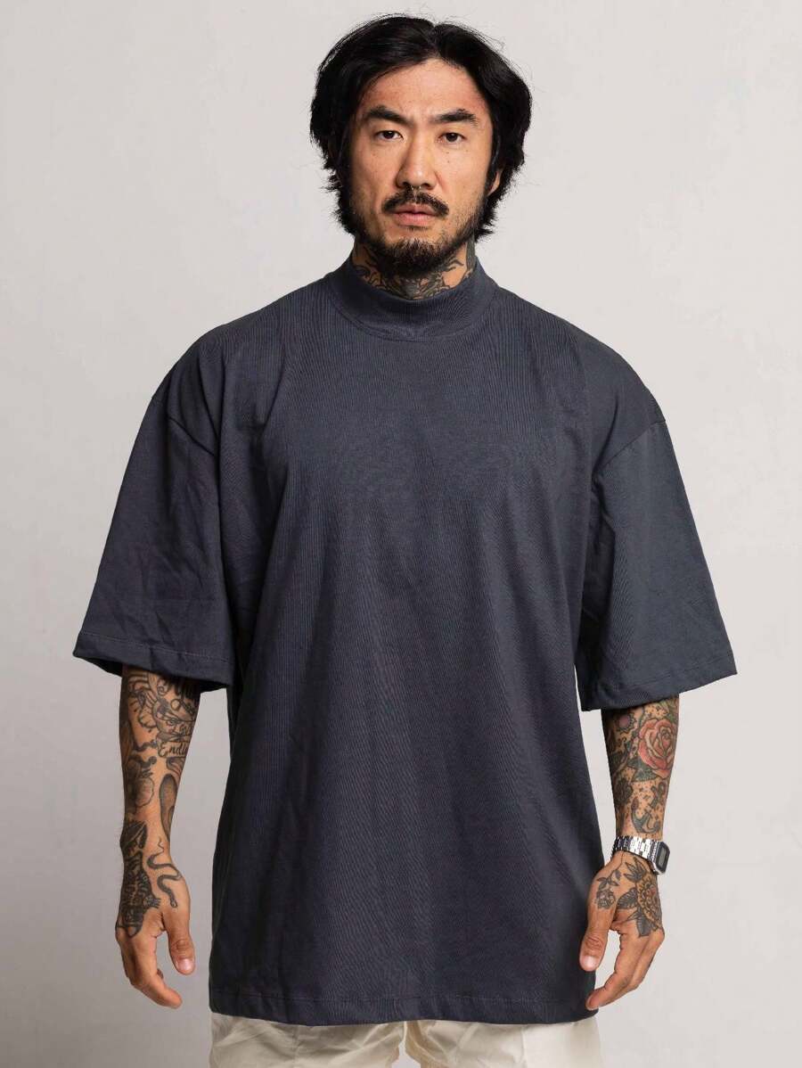 Men T-Shirts - Gris Oscuro - Ver 1