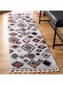 Safavieh Morocco 940 Indoor Power Loomed Easy Care Area Rug - Ivory - View 4