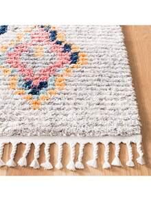 Safavieh Morocco 940 Indoor Power Loomed Easy Care Area Rug - Ivory - View 5