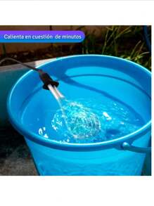 Calentador de agua  15 litros para cubeta - Plateado - Ver 2