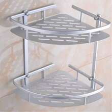 Suporte de Shampoo Aluminio Rack de Banheiro Sabonete Prateleiras Parede - Multicolorido - Visão 2