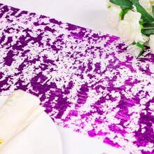 1 pieza Corredor de mesa brillante con malla metálica con purpurina para mesa de decoración de eventos, bodas, duchas nupciales, fiestas de cumpleaños