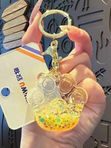 1pc Liquid Cat Claw Keychain, Fun Fidget Toy, Suitable For Backpack Pendant And Holiday Gifts - Multicolor - View 9