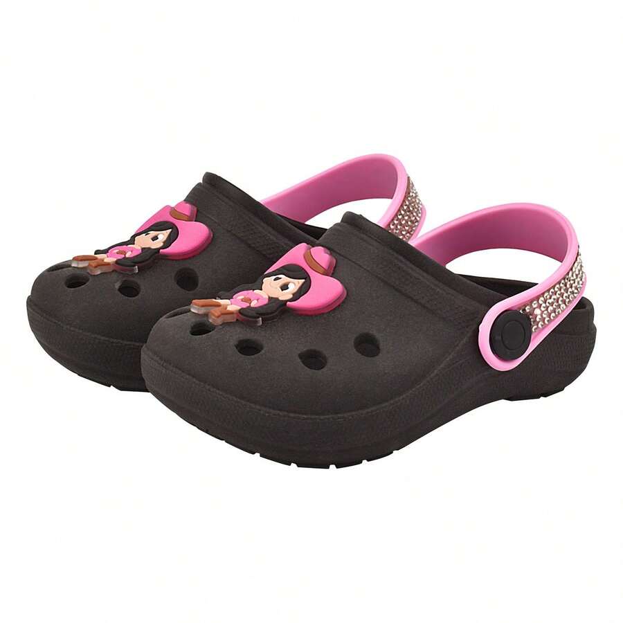 Kids Flat Sandals - màu đen - Xem 1
