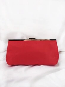 Sparkling Evening Clutch: Shoulder Bag, Shoulder Strap Bag. Simple Solid Color, Metallic Chain Strap. Fashionable, Luxurious, Stylish, Elegant; Suitable For Weddings, Parties, Birthdays, Dances, Holidays, Dinners, And Special Occasions. - Multicolor - View 5