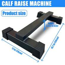 Calf Raise Bar, Wide And High Standing Calf Raise Machine For Calf Stretching, Squat, Foot Stretch, Anti-Slip Solid Steel Calf Block