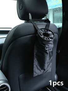 1pc/2pcs Foldable Car Trash Can - Black - View 11