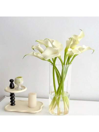 Acrylic Anti Drop Vase, Transparent Straight Tube, Multifunctional Creative Living Room Bedroom ation, Glass Vase/Basin/Aquarium, Large ation Birthday Graduation Home ations Flower Vase view 4