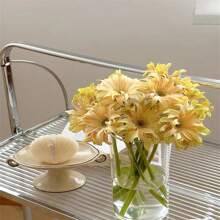 1pc Acrylic Anti-Drop Vase, Transparent Straight Tube, Multi-Functional Creative Vase, Living Room & Bedroom Decor, Transparent Glass Vase/Planter/Fish Tank, Large Living Room & Bedroom Decor Gift, Birthday, Graduation, Home Decor, Christmas Decor, Christmas Vase - Clear - View 7